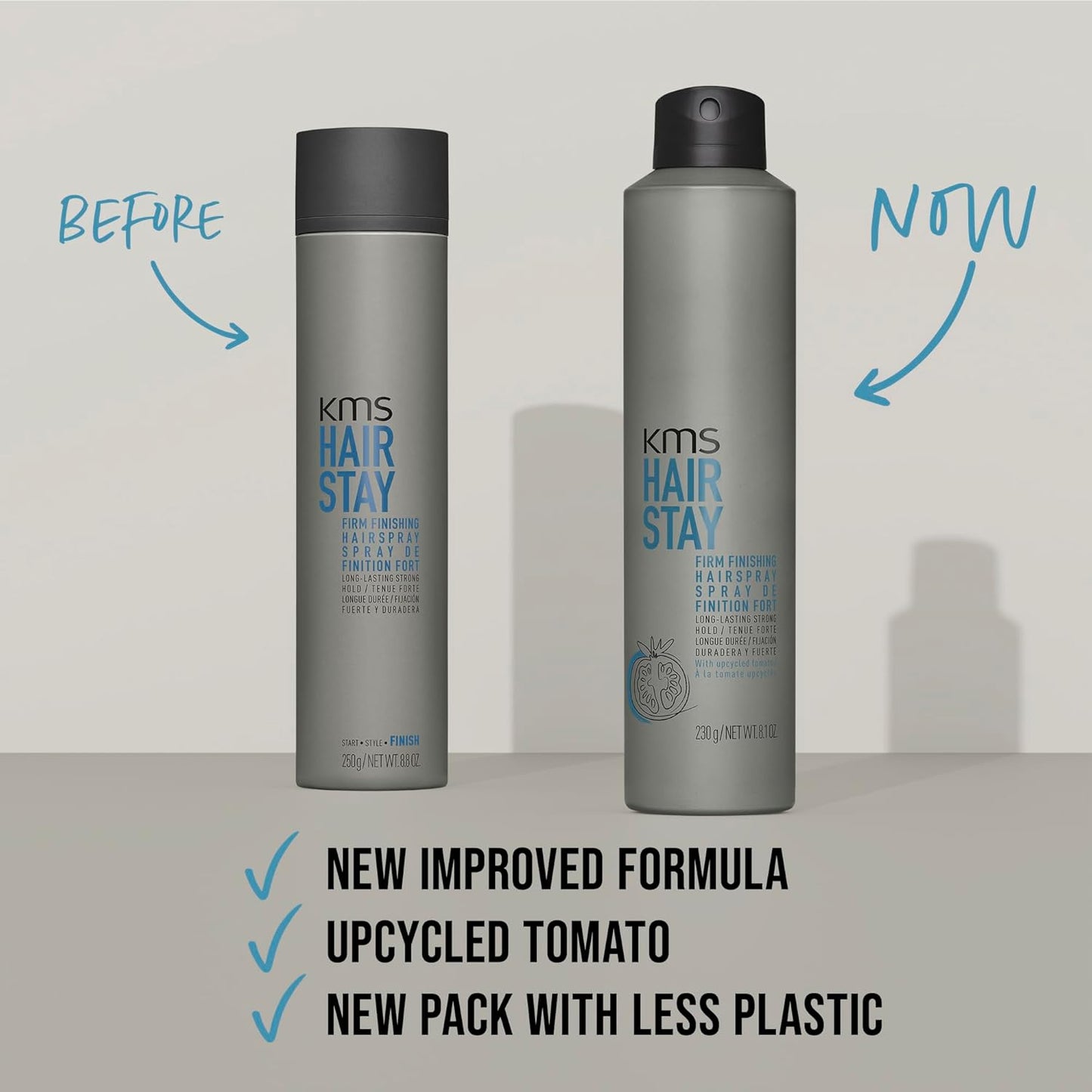 HairStay Firm Finishing Spray - Strong Hold Hair Styling Mist for All-Day Control