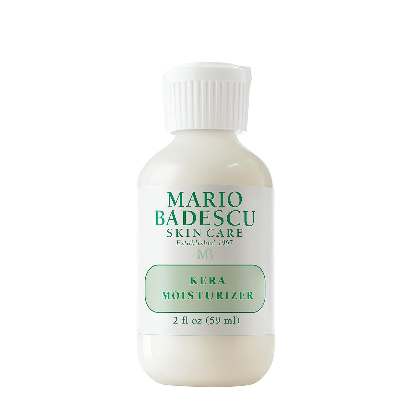 Mario Badescu Kera Face Moisturizer - Hydrating Cream for Dry & Sensitive Skin | Oatmeal & Lemongrass, 2 Fl Oz
