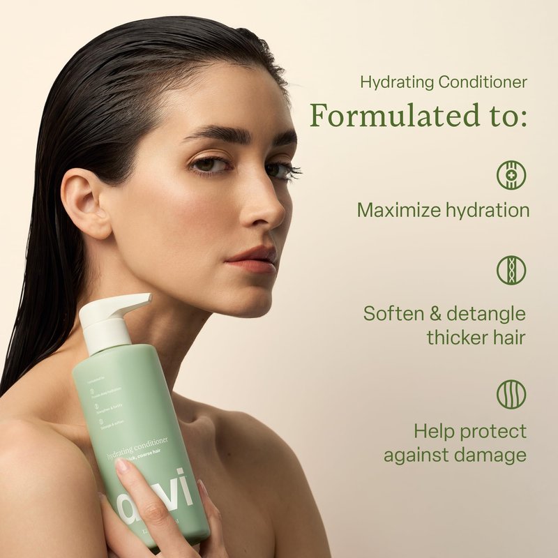Divi Hydrating Hair Care Routine, Includes Full Size Hydrating Shampoo, Conditioner, and Scalp Serum, Gently Cleanses, Removes Scalp Buildup, Hydrates, and Nourishes Hair, 3 Piece Set