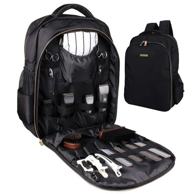 NADAENMF Barber Supplies Bag Organizer for Clippers and Supplies, Portable Clipper Bags and Cases for Men, Cosmetology Bag Hairstylist Clipper Backpack for Barber Accessories Essentials Stuff