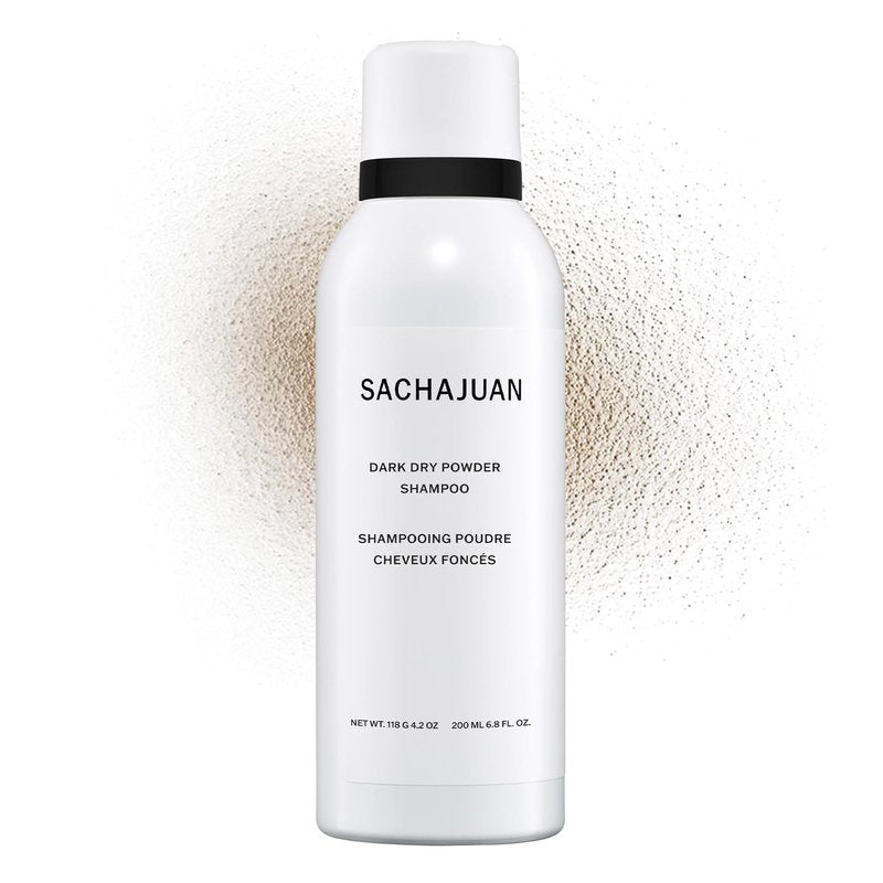SACHAJUAN Dark Volume Powder | Dry Shampoo Spray for Volume, Texture & Oil Absorption | Refreshes Hair Between Washes with Satin Matte Finish | Lightweight Grip for Dark Hair | Paraben-Free | 6.8 oz