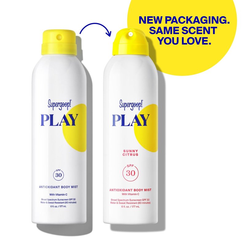 Supergoop! Antioxidant-Infused Sunscreen Mist with Vitamin C SPF 30, 6 Fl Oz