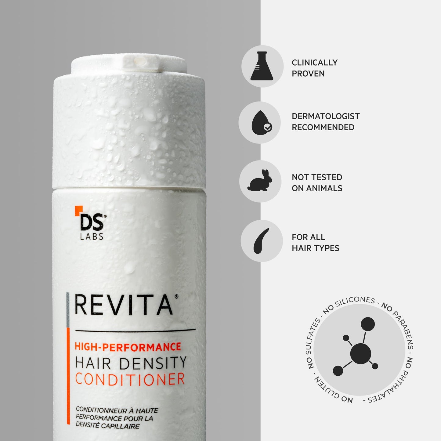DS Labs Revita Hair Density Conditioner for Fine & Thinning Hair, 205 mL