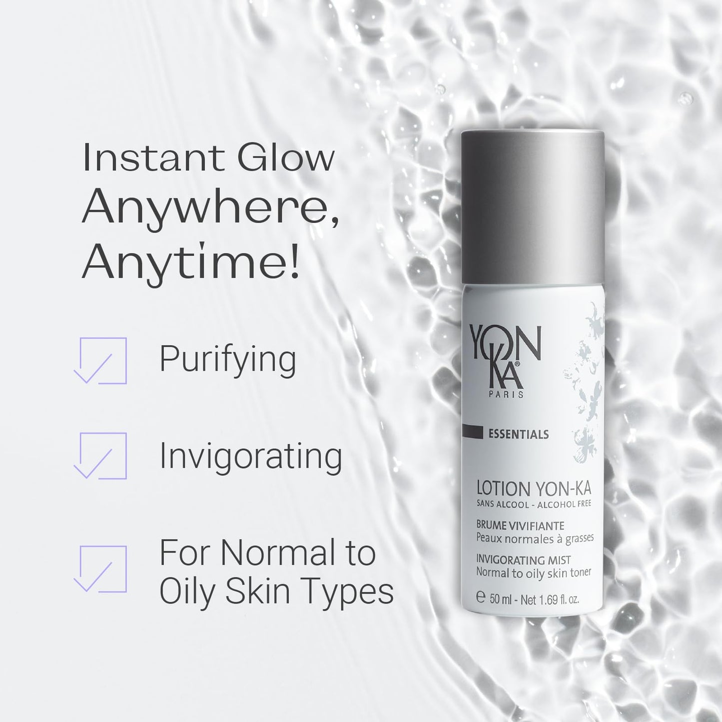Yon-Ka Travel Lotion PNG Hydrating Face Toner, 1.69 fl oz