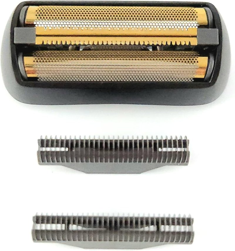 Flex Foil Shaver Cutter Blades - Gold Titanium Foil Head for StyleCraft Flex Shaver