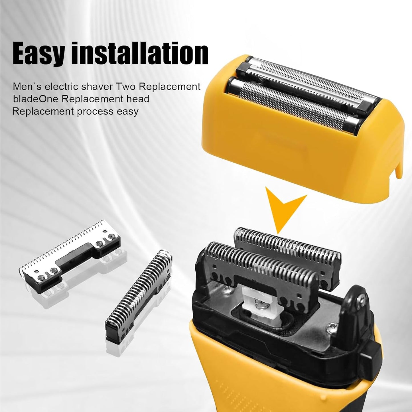 Replacement Foils & Cutters for Wahl 7061 Shaver - 2 Pack Compatible with Model 7045-100