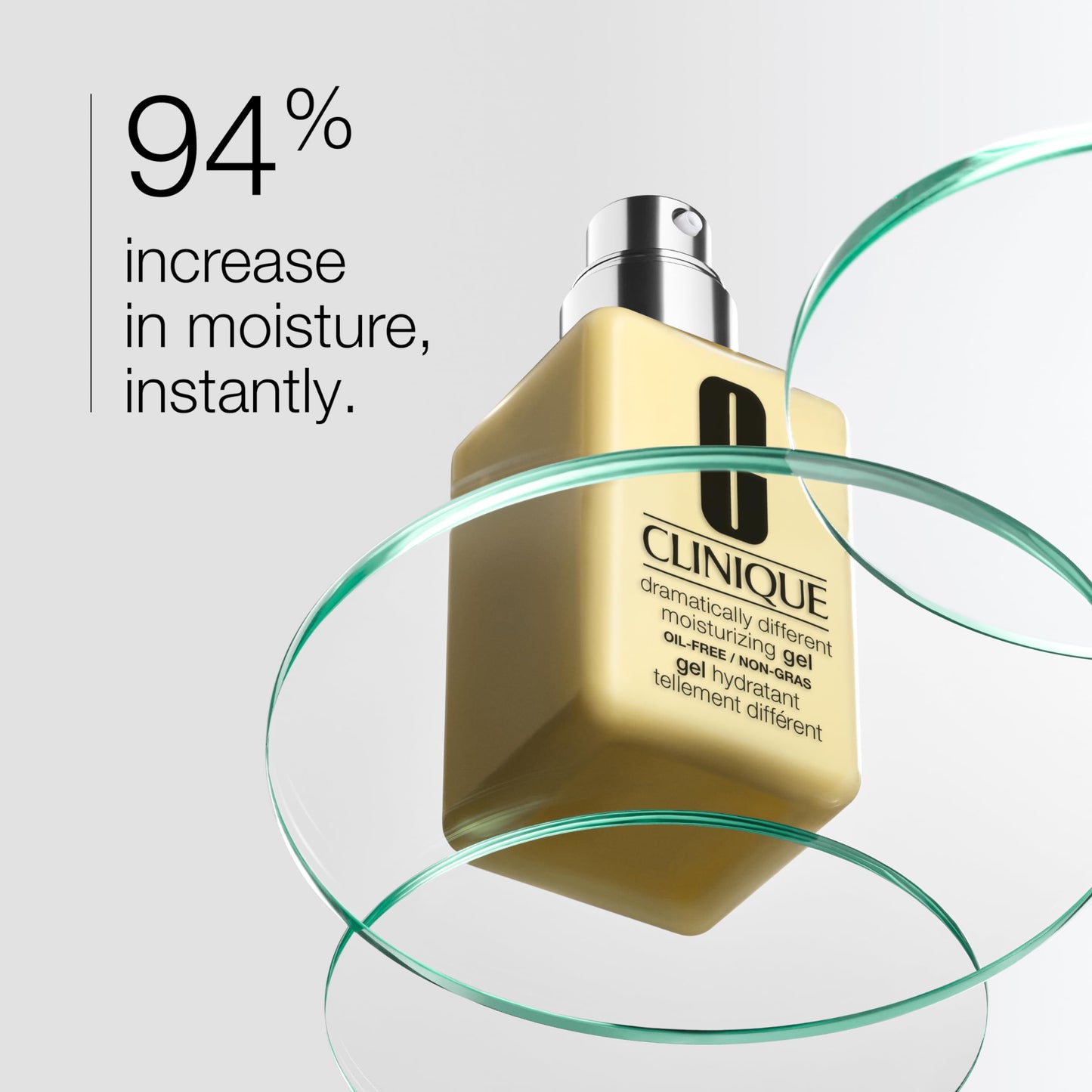Clinique Dramatically Different Moisturizing Gel | Oil-Free Face Moisturizer For Combination Oily to Oily Skin Types | Step 1 in 3-Step Skin Care Routine, 6.7 Fl Oz