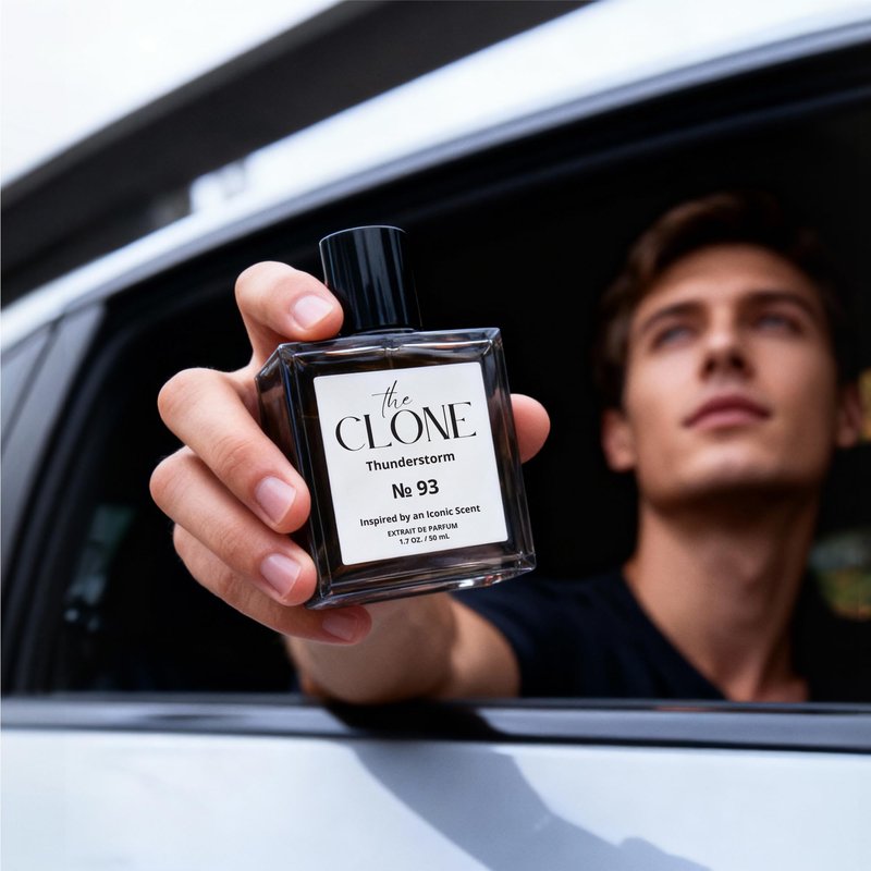 Clone, Thunderstorm No. 93 - Inspired by Aventus Perfume For Men, Extrait de Parfum, Luxury Fragrance Perfume Spray, 1.7 Fl Oz (50ml)