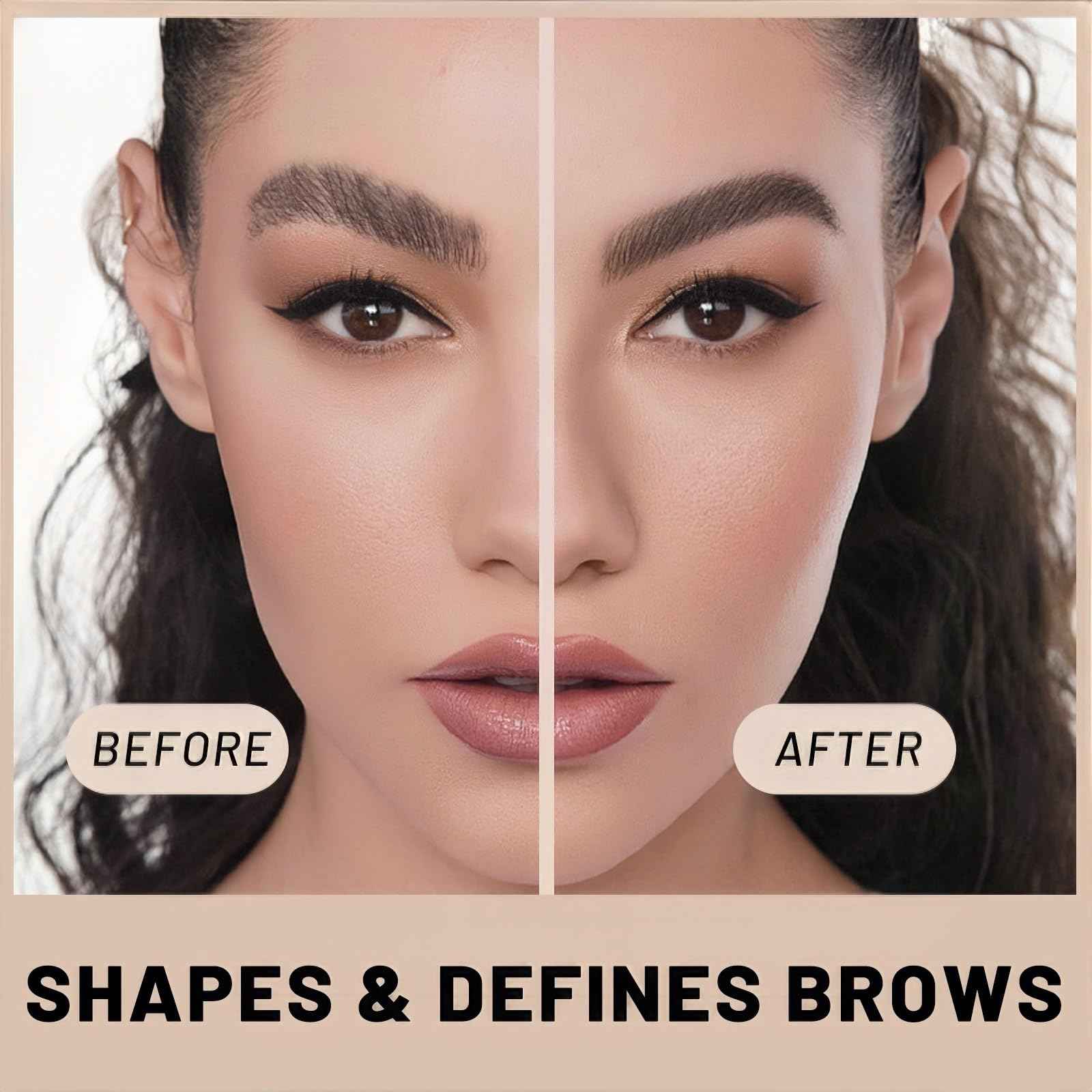 LuottsCare Stainless Steel Eyebrow Razor - Face Razors with Travel Cover & 10 Refill Blades, Eyebrow Brush - Help Exfoliate and Smooth Skin for Eyebrow, Leg, BIKINI, Facial, Beard Remove - L