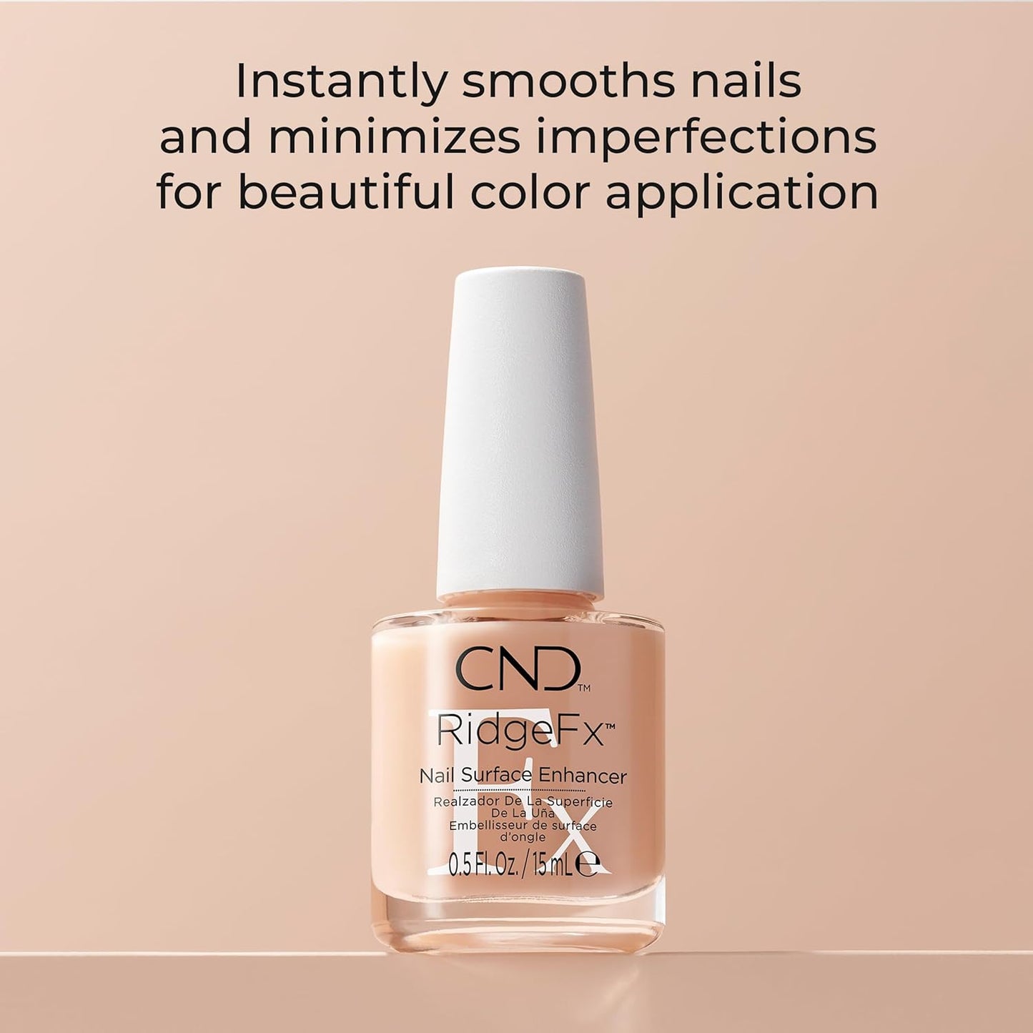CND RidgeFx Nail Surface Enhancer - Smooth & Perfect Nails | 0.5 Fl Oz (15 ml)