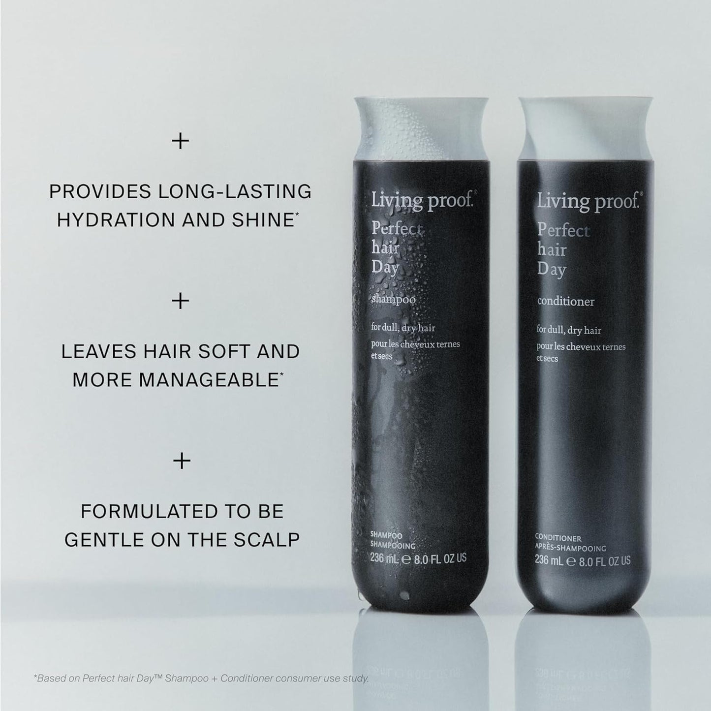 Living proof Perfect hair Day Shampoo Hydrating Shampoo for Women, Gently Cleansing & Enhances Shine, 8 oz