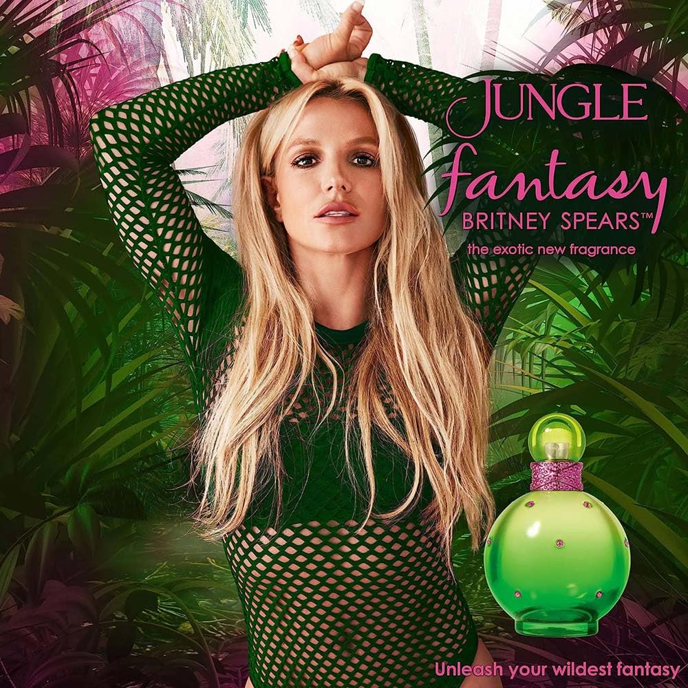 Britney Spears Jungle Fantasy Limited Edition Eau De Toilette Spray for Women, 1.0 Fl Oz