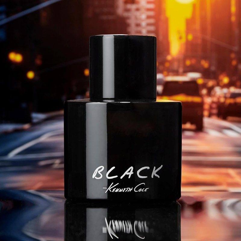 Kenneth Cole Black Cologne for Men - Elegant Eau de Toilette Spray | 3.4 oz