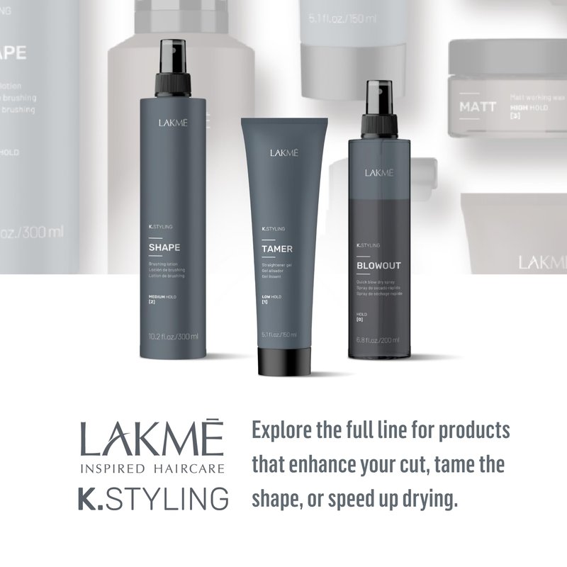 Lakmé K.Styling Shape Brushing Lotion, Volumizing Spray, Heat Protectant Spray for Hair, 10.2 Fl Oz