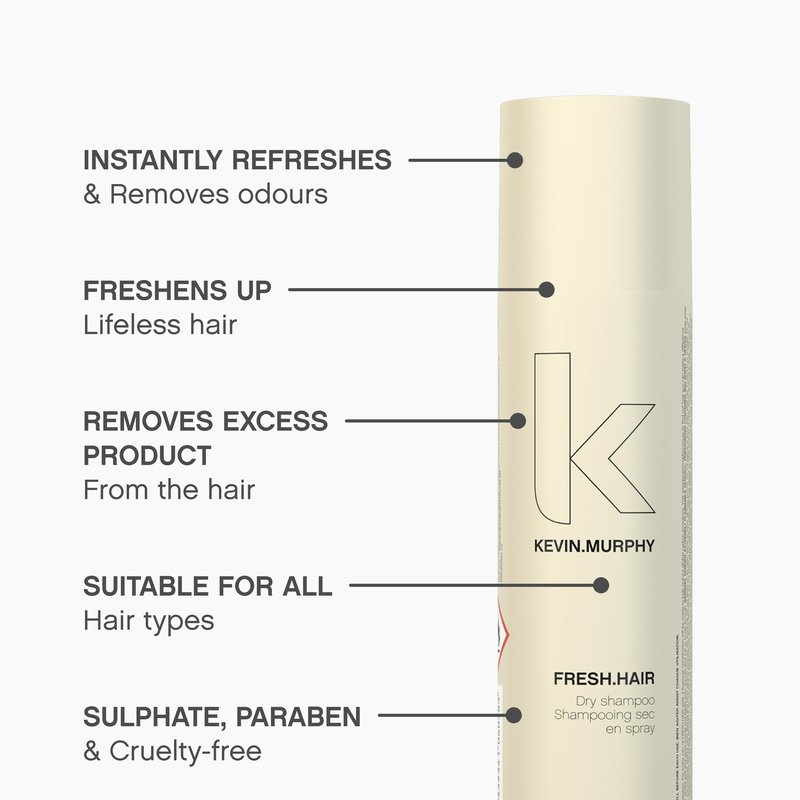 KEVIN.MURPHY FRESH.HAIR - Dry Shampoo Spray - For All Hair Types - Sulphate-Free Dry Shampoo - 100 mL / 3.4 oz