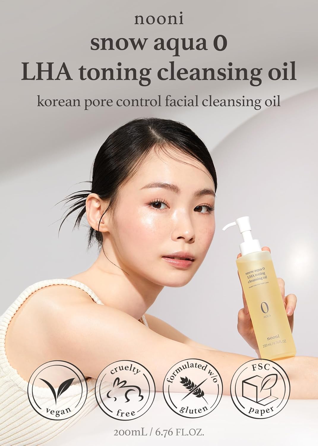 Korean Cleansing Oil DUO - Snow Aqua 0 LHA & Ginseng Deep Cleanser Bundle | 6.76 fl. oz Each