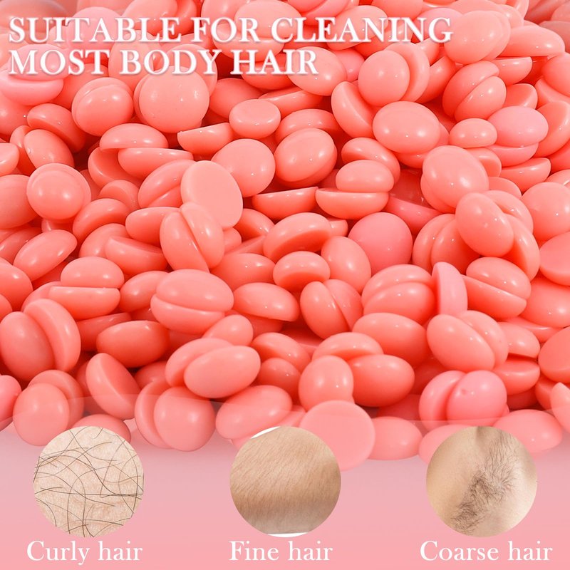 Wax Beads Bulk - 3.3lb Wax Beans Supplies for Esthetician - Professinal Painless Waxing for Face, Upper Lip, Bikini, Leg, Women Natural Melting Kit - Hypoallergenic Hard Wax Beads Bulk