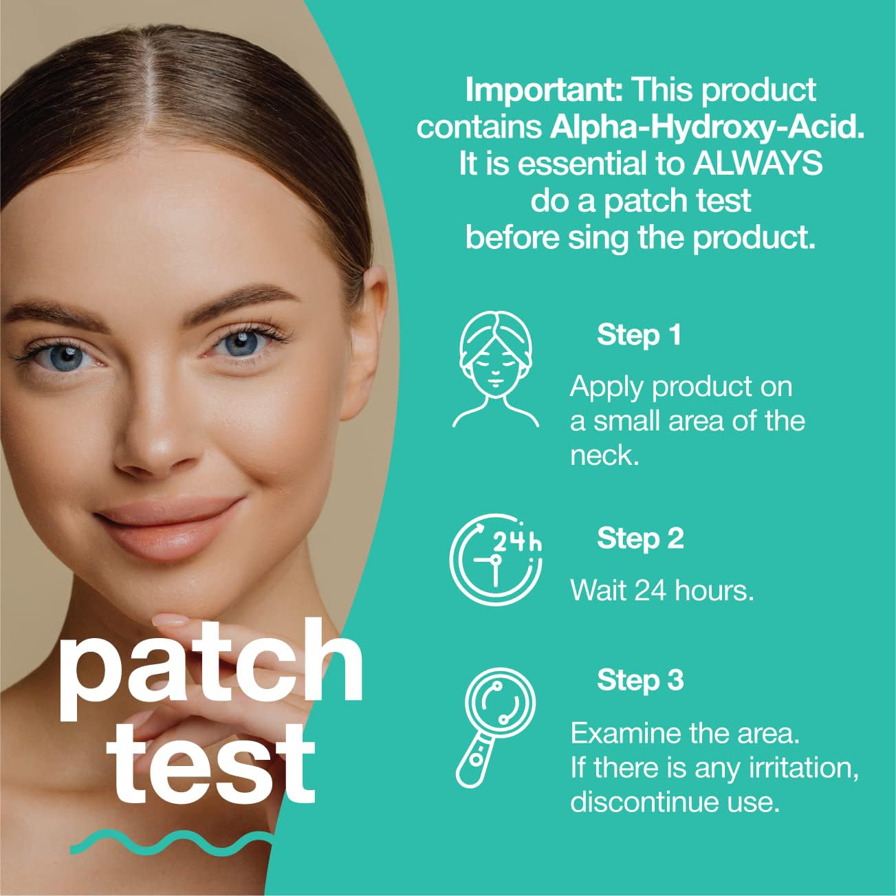 TOUCH Glycolic Acid Lotion for Keratosis Pilaris - KP Exfoliating Body Lotion Moisturizer - for AHA BHA Rough & Bumpy Skin- Gets Rid of Redness - 8 Fl Oz