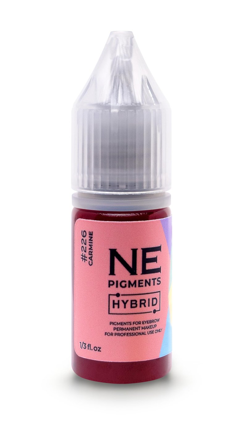 NE PIGMENTS #226 Carmine - By Elena Nechaeva - Lip Pigment - Permanent Makeup - Professional Tattoo Ink