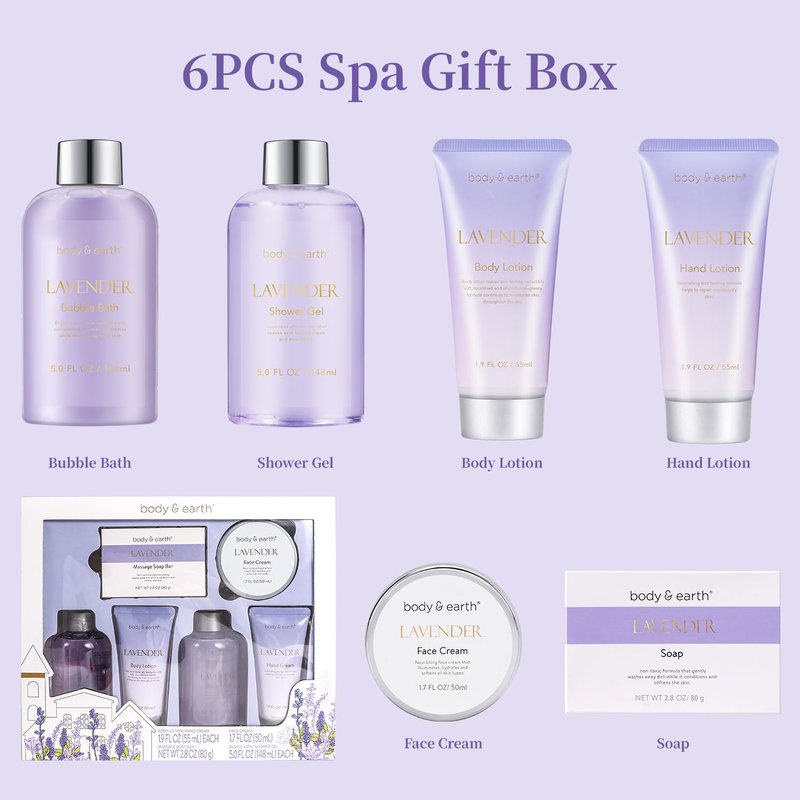 Bath and Body Gift Set for Women, 8 Pcs Vanilla Spa Set Gifts with Tumbler, Birthday Gifts for Women, Unique Gift Ideas for Her, Mom