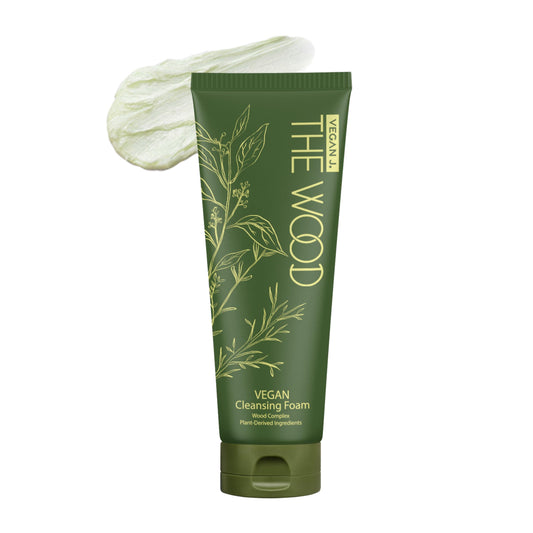 VEGAN J. The Wood Vegan Cleansing Foam | Cleans 99.37% Impurities | Vegan Certified - 100ml