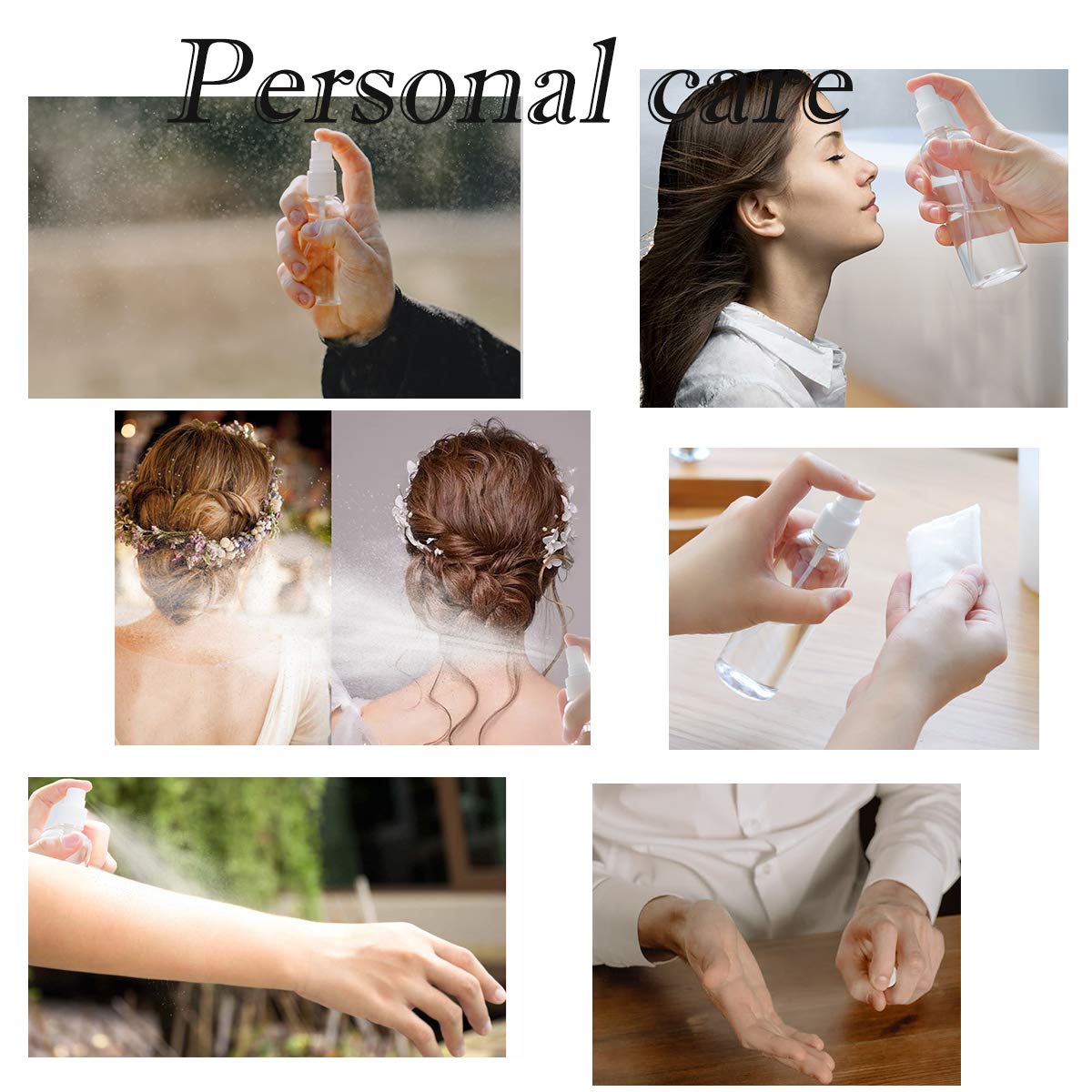 ZEJIA 40 Pack Small Spray Bottle, 2.7oz/80ml Travel Spray Bottle