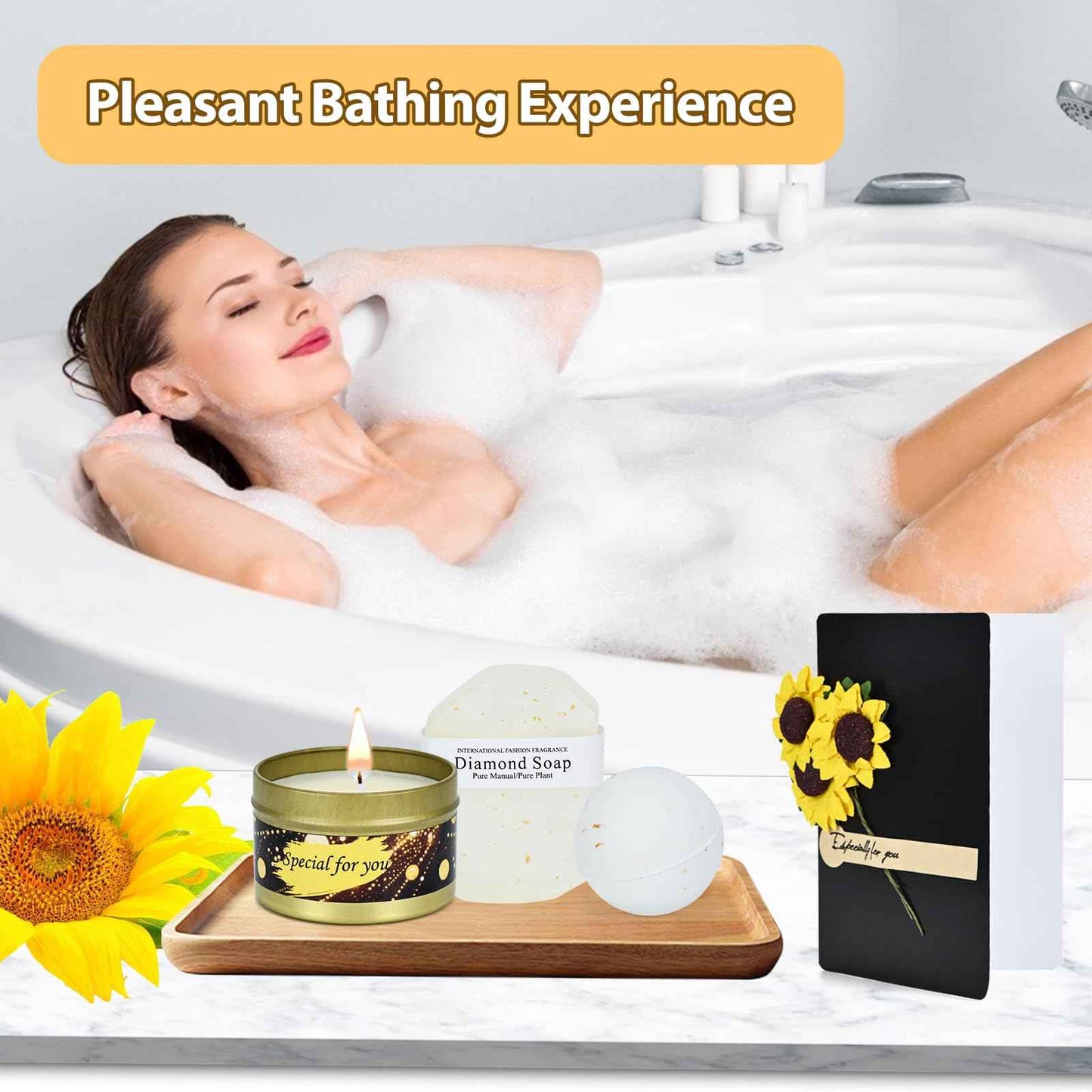 Birthday Gifts for Women, Gift Basket for Relaxing Spa, Unique Gifts for Her, Friends, Mom, Sister, Coworker, Wife, Girlfriend,teenage girl gifts