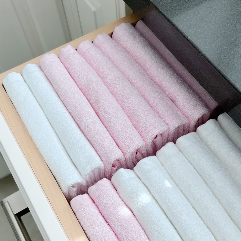 SUMMERMIA 12 Pack Washcloths 13" x 13" - Soft Wash Cloths for Your Face Towel, Viscose derived from Bamboo & Cotton Blend Wash Cloths for Your Body (White)