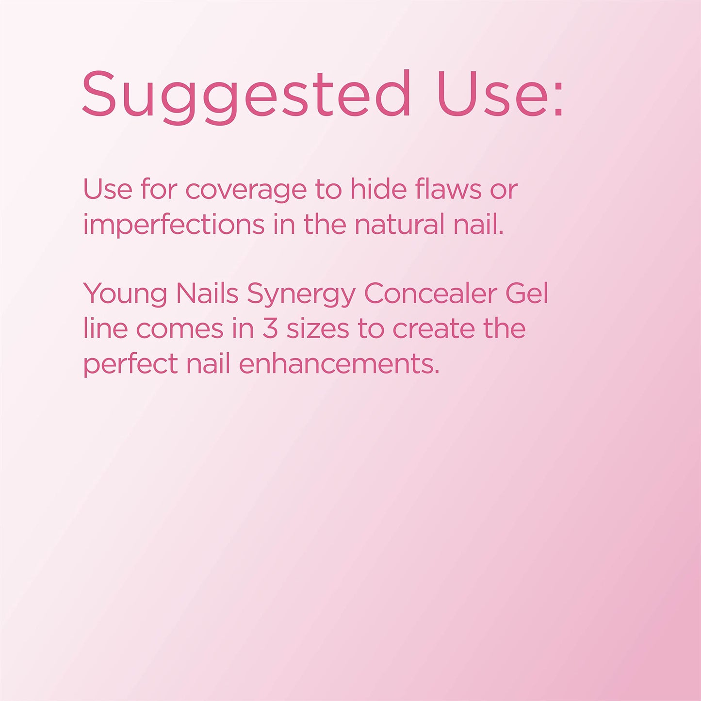 Young Nails Synergy Gel System, Building Gel - Hard Builder Gel, Superior Adhesion & Strength, Structured Nail Gel Builder - Concealer Gel, Pink, 30g