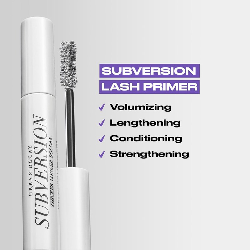 Urban Decay Subversion Lash Primer - Lengthening & Volumizing Eyelash Primer with Panthenol & Vitamin E | 0.28 fl oz