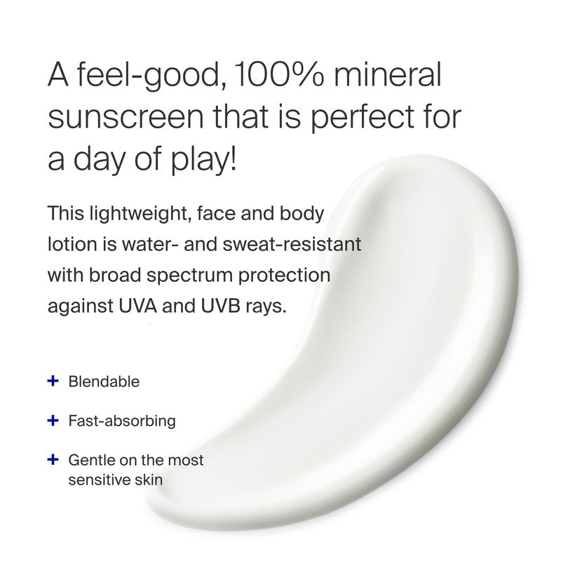 Supergoop! PLAY Mineral Lotion - 1 fl oz, Pack of 2 - Broad Spectrum SPF 30 Sunscreen for Face & Body - Lightweight, Fast Absorbing, Water Resistant - With Green Algae