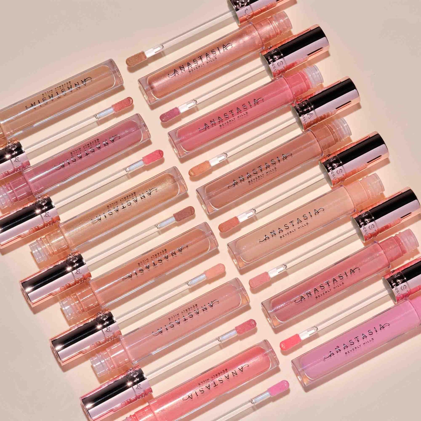Anastasia Beverly Hills Lip Gloss - High-Shine Non-Sticky Lip Gloss for Fuller-Looking Lips with Smooth Comfortable Wear and Luminous Color Finish - Cotton Candy
