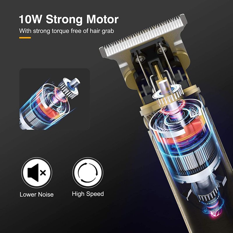 Professional Hair Clippers - Cordless Zero Gapped Trimmer for Men | Rechargeable with LED Display