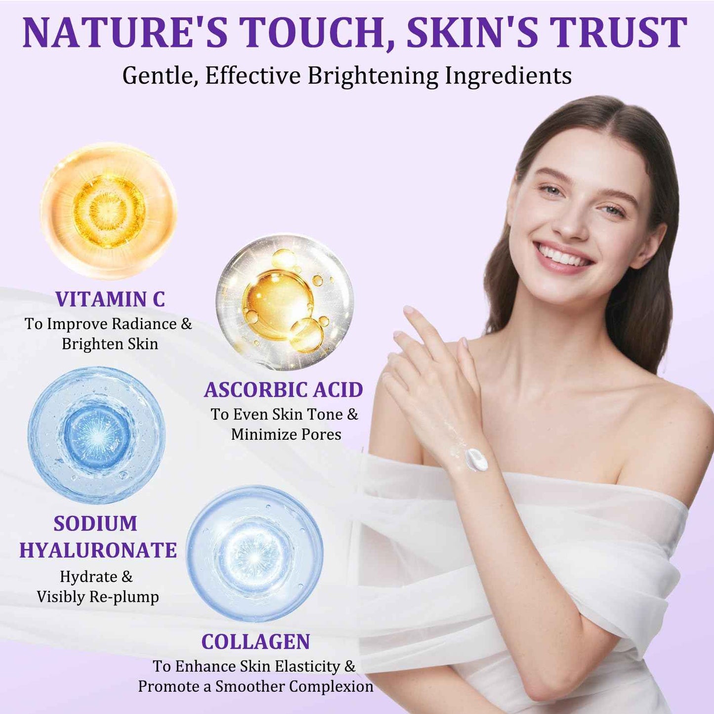 Dark Spot Remover for Body, Skin Bleaching Cream with Vitamin C for Intimate Areas, Skin Lightening Cream Dark Spot Corrector for Underarms, Knees, Face, Elbows, Inner Thighs & Bikini Line,1.7fl oz