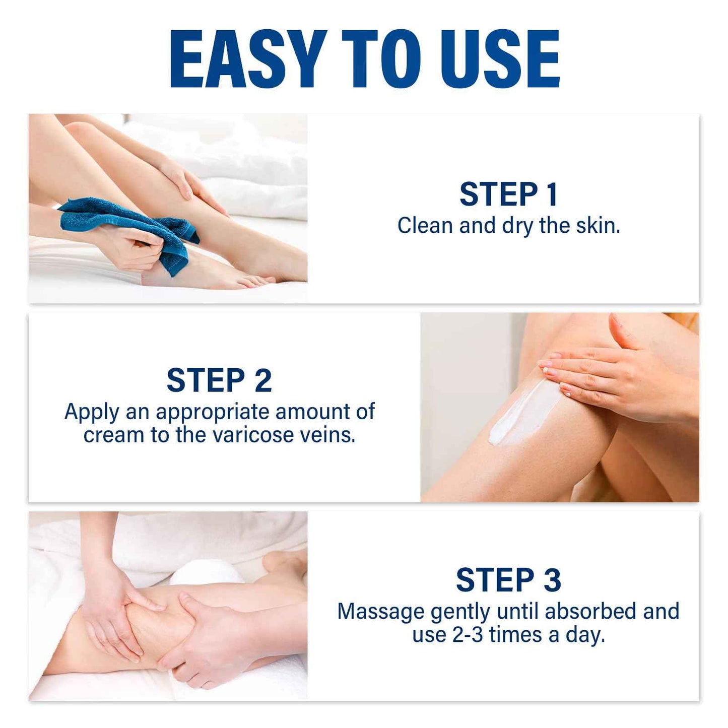 Josera Varicose Veins Treatment for Legs, 2 Count Varicose Veins Cream - Improves Blood Circulation and Reduces Heaviness