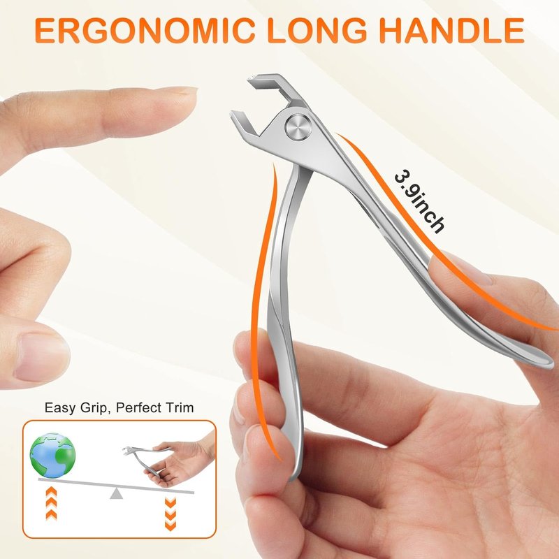 Toenail Clippers for Seniors - Ultra Sharp Large Nail Clippers Set | Slanted Angled Head, Heavy Duty Design