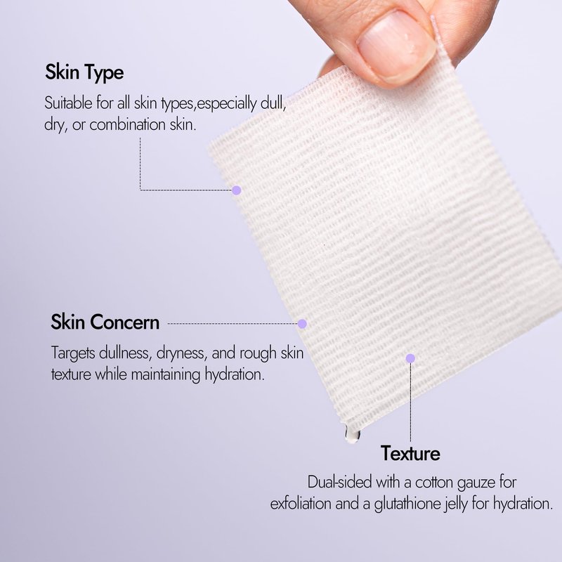 Epielle Balancing Toner Pads 5 Packs Individually Wrapped, Calming & Hydrating Irritated, Sensitive Skin with CICA & Salicylic Acid, Cotton Gauze & Glutathione Jelly, Korean Skin Care (15 Toner Pads)