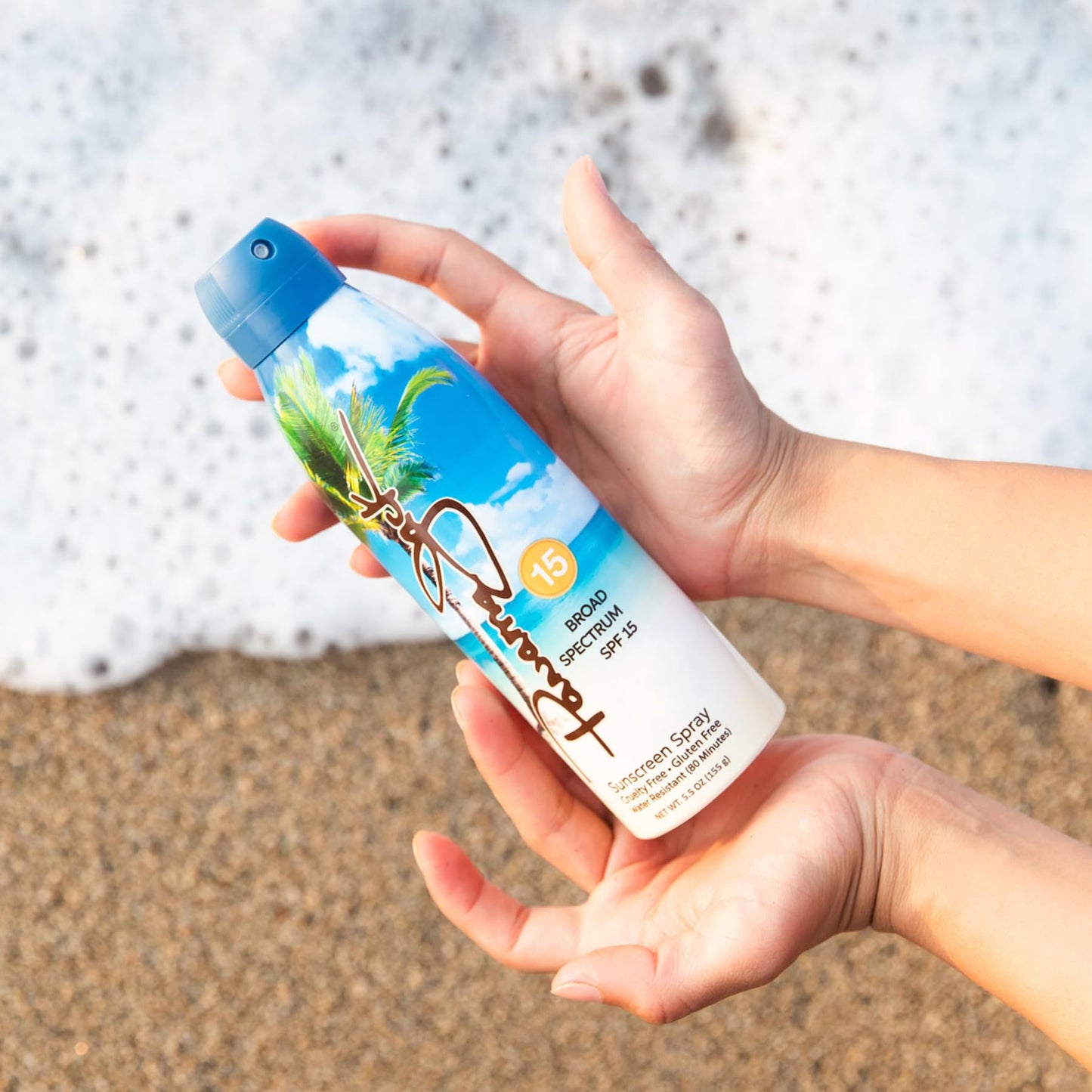 Panama Jack Continuous Spray Sunscreen - SPF 15, Broad Spectrum UVA/UVB Protection, PABA, Paraben, Gluten & Cruelty Free, Water Resistant (80 Minutes), 5.5 OZ (Pack of 2)