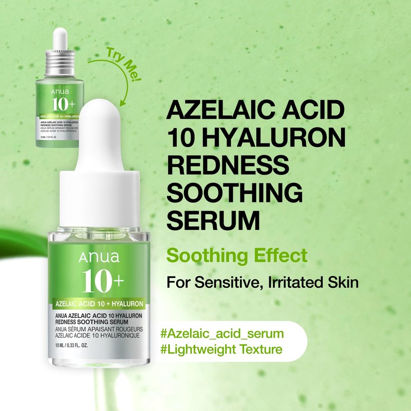 Anua Serum Discovery Trio, Hyaluronic Acid, PDRN, Azelaic Acid & TXA Niacinamide Face Serum Kit, Mini Travel Essentials for Soothing & Glass Glow Hydration, Korean SkinCare Gift Set, 0.33 fl.oz x 3 ea