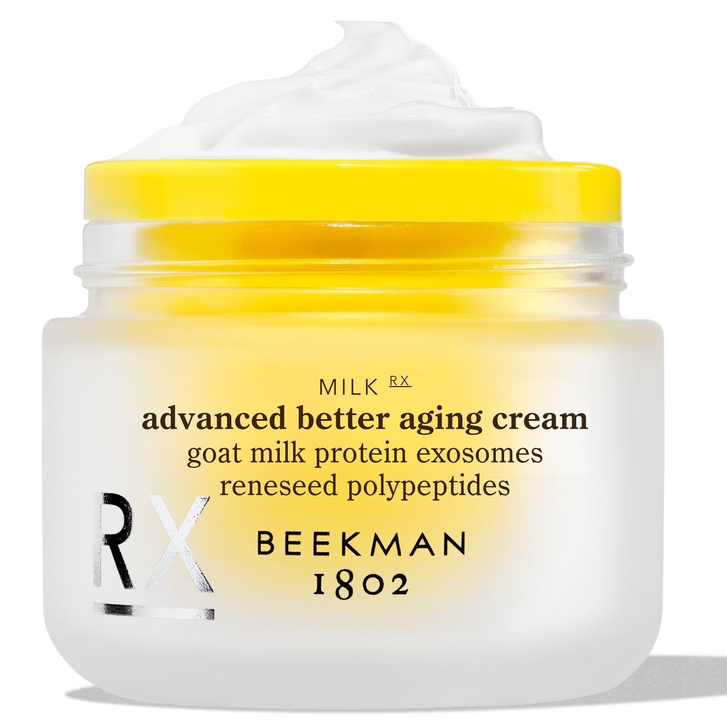 Beekman 1802 Milk RX Advanced Better Aging Collagen Moisturizer Face Cream – 4X Retinol Alternative with Goat Milk Exosomes & Polypeptide, Firming Cream, 1.69 fl oz