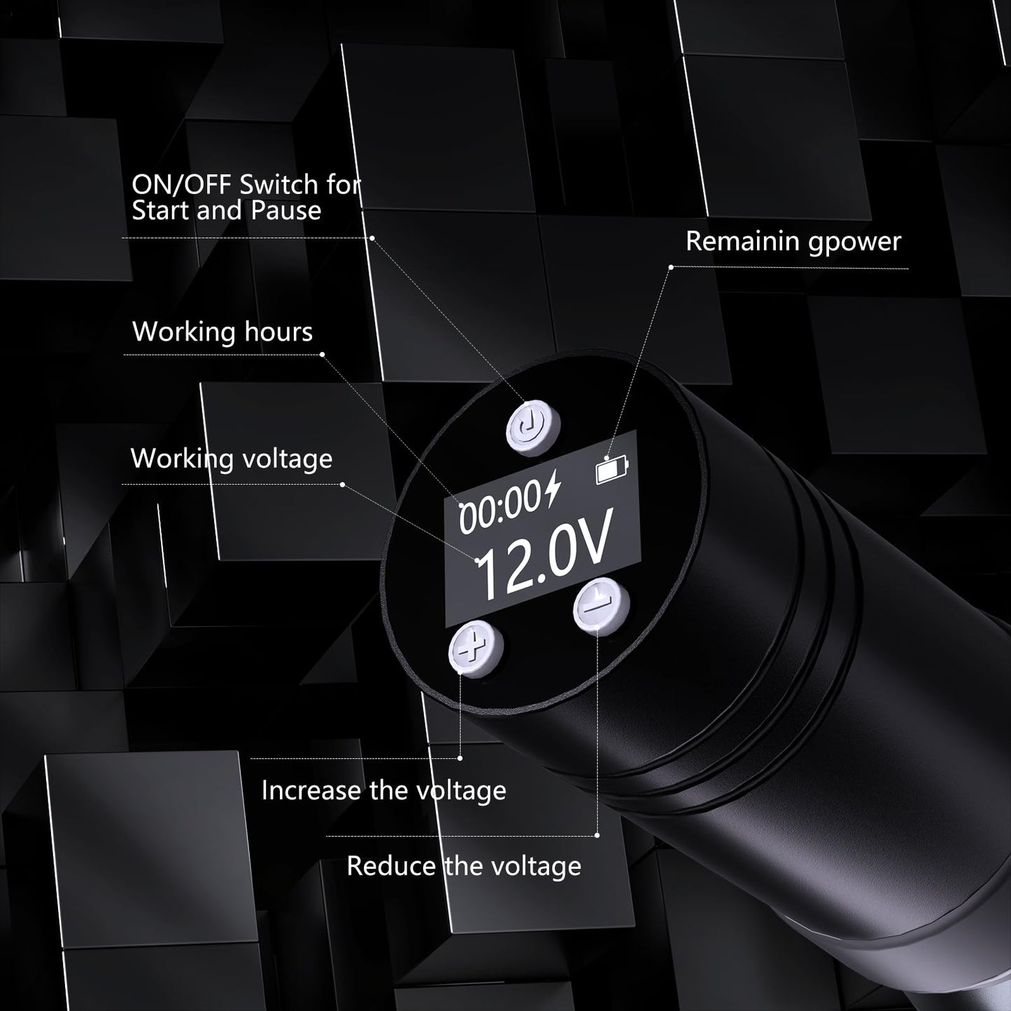 MICEYA V73 Wireless Tattoo Pen Cartridge Machine, Rotary Tattoo Gun with 1,800mAh Battery, Powerful Coreless Motor, and 3.5mm Stroke for Beginner and Professional Tattoo Artists