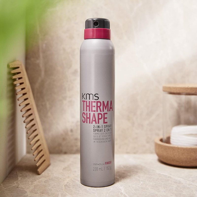 KMS Thermashape 2-in-1 Styling Spray - Heat Protection & Hold, 6 oz