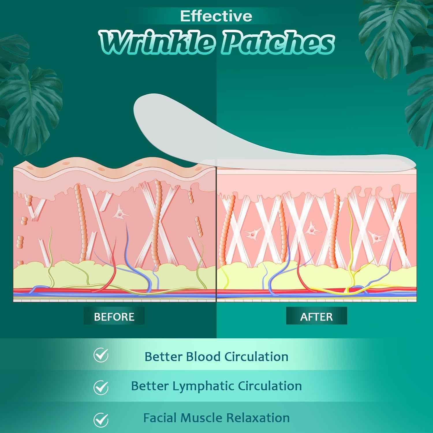 12 Pcs Reusable Silicone Pads for Forehead, Chest & Eye, Anti Wrinkle Patches to Smooth Fine Lines, Chest Wrinkle Pads & Anti Aging Face Silicone Patches for Women