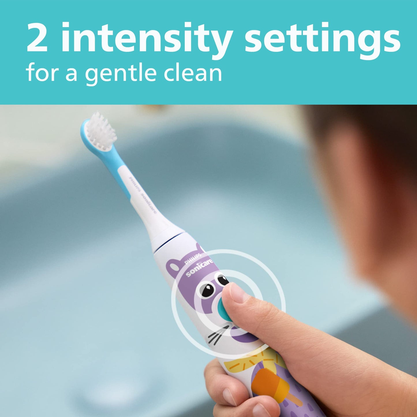 Sonicare for Kids Design a Pet Edition,Brush Head Bundle,(Pack of 2)
