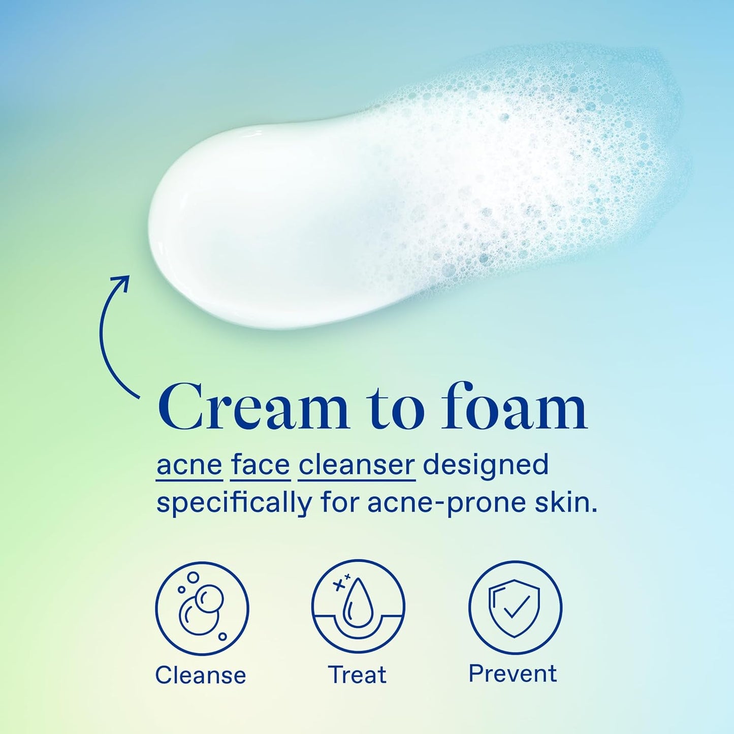 Differin Acne Face Wash - 10% Benzoyl Peroxide Foaming Cleanser | Fast-Acting Acne Treatment, 5 oz.