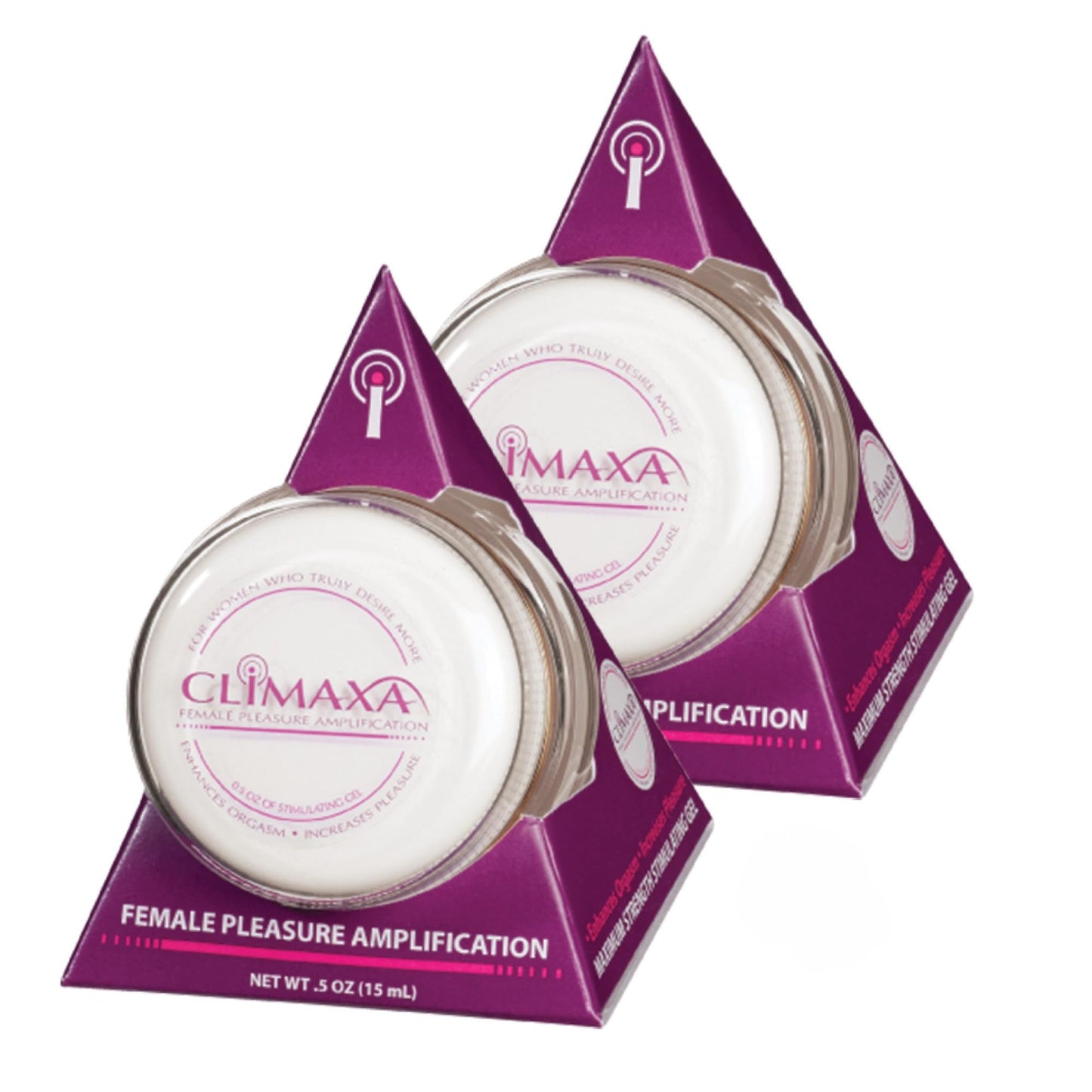 Climaxa Female Stimulating Gel .5 Oz Jar (Package of 2) | By Body Action Products