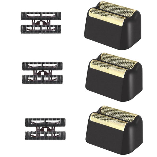 For wahl Shaver Foil Replacement,Professional 5 Star Series Finale Shaver Super Close Replacement Foil #7043-100#7043-100 Compatible with wahl Shaver Foil Replacement Heads (3PCS/Black)