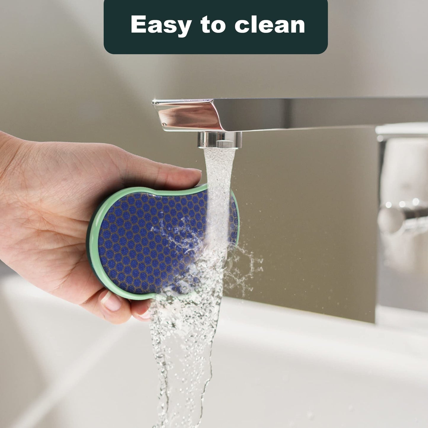 SIRALMNO Upgrade 2-in-1 Nano Glass Callus Remover,Foot Scraper which Used Wet and Dry Callus Removal,Foot Rasp for Hard&Dead Skin Foot Care,Safe & Portable Foot File
