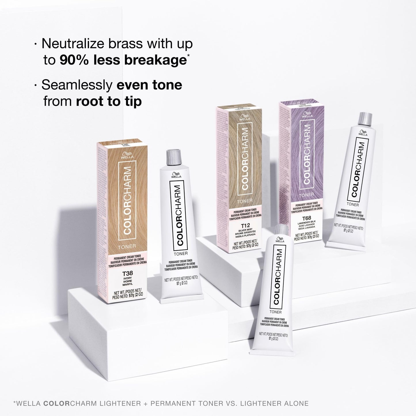 COLORCHARM Permanent Crème Hair Toner | Free of Animal-Derived Ingredients