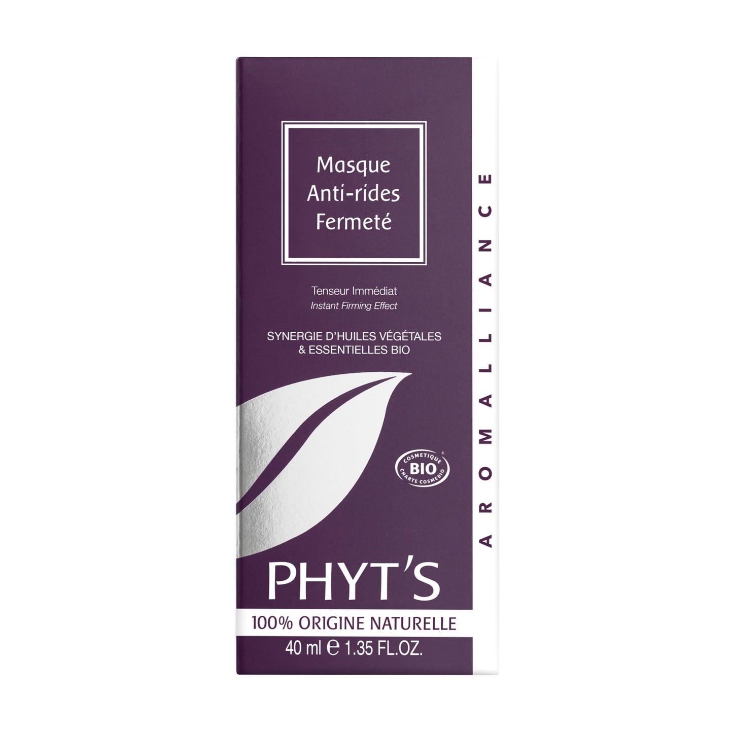Phyts Anti-Wrinkle Firming Mask - Lifting and Plumping Face Mask - Anti-Aging Ingredients Smoothes Wrinkles - Lemon Essential Oil Tones Skin - 1.4 oz